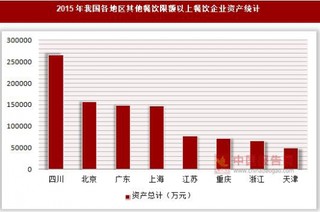 2015年我国各地区其他餐饮限额以上餐饮企业资产及所有者权益统计(按国民经济行业分)