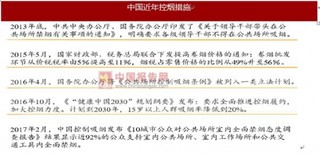 国内控烟政策日趋严格 戒烟市场稳定发展