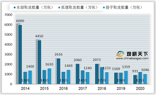 我国毛皮行业现状:上游原材料产量下降 出口量额波动增长